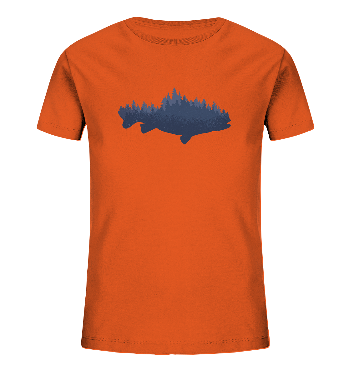 Fischkontur - Kinder Bio T-Shirt