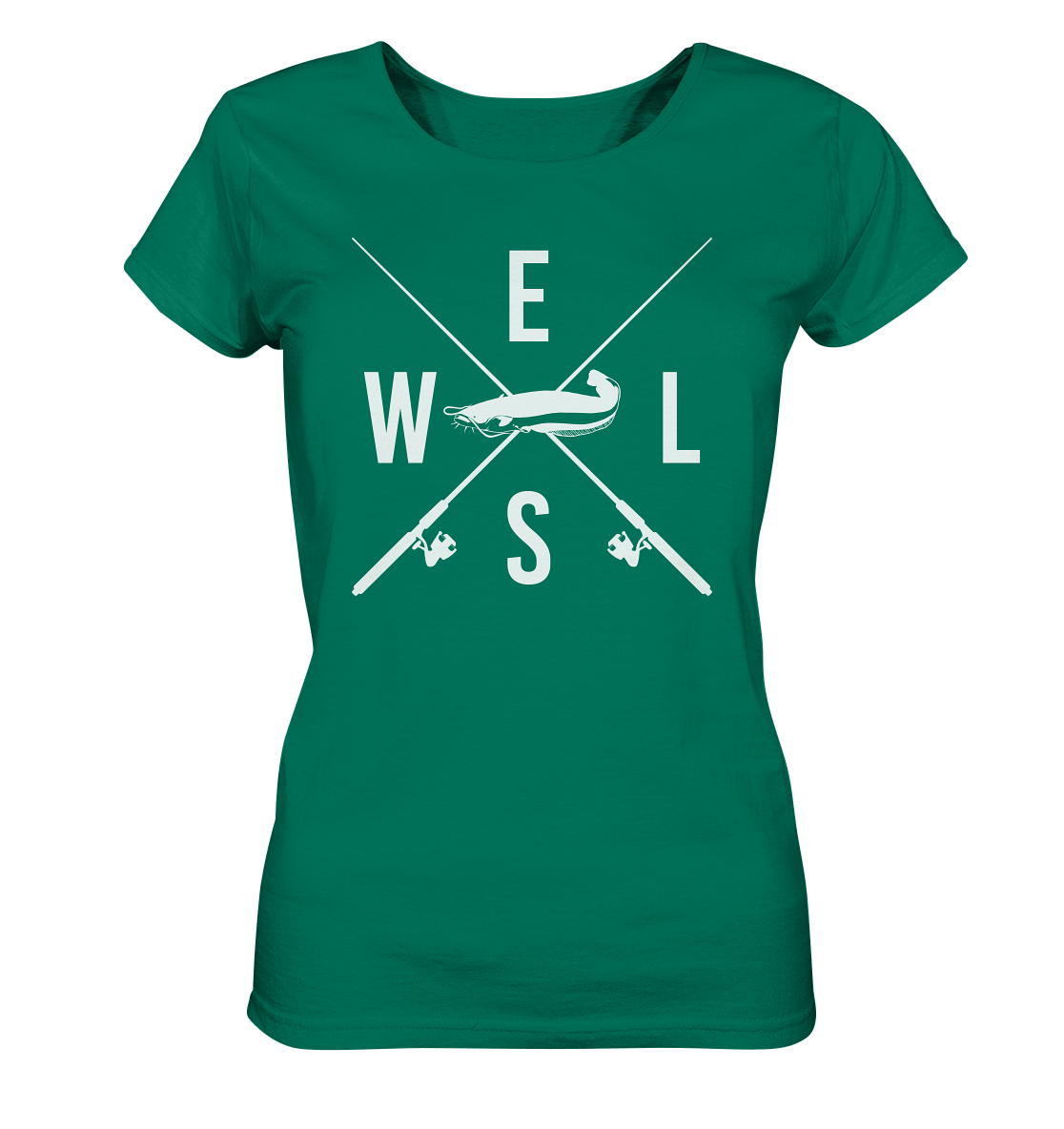 Wels gekreuzte Ruten - Frauen Bio T-Shirt