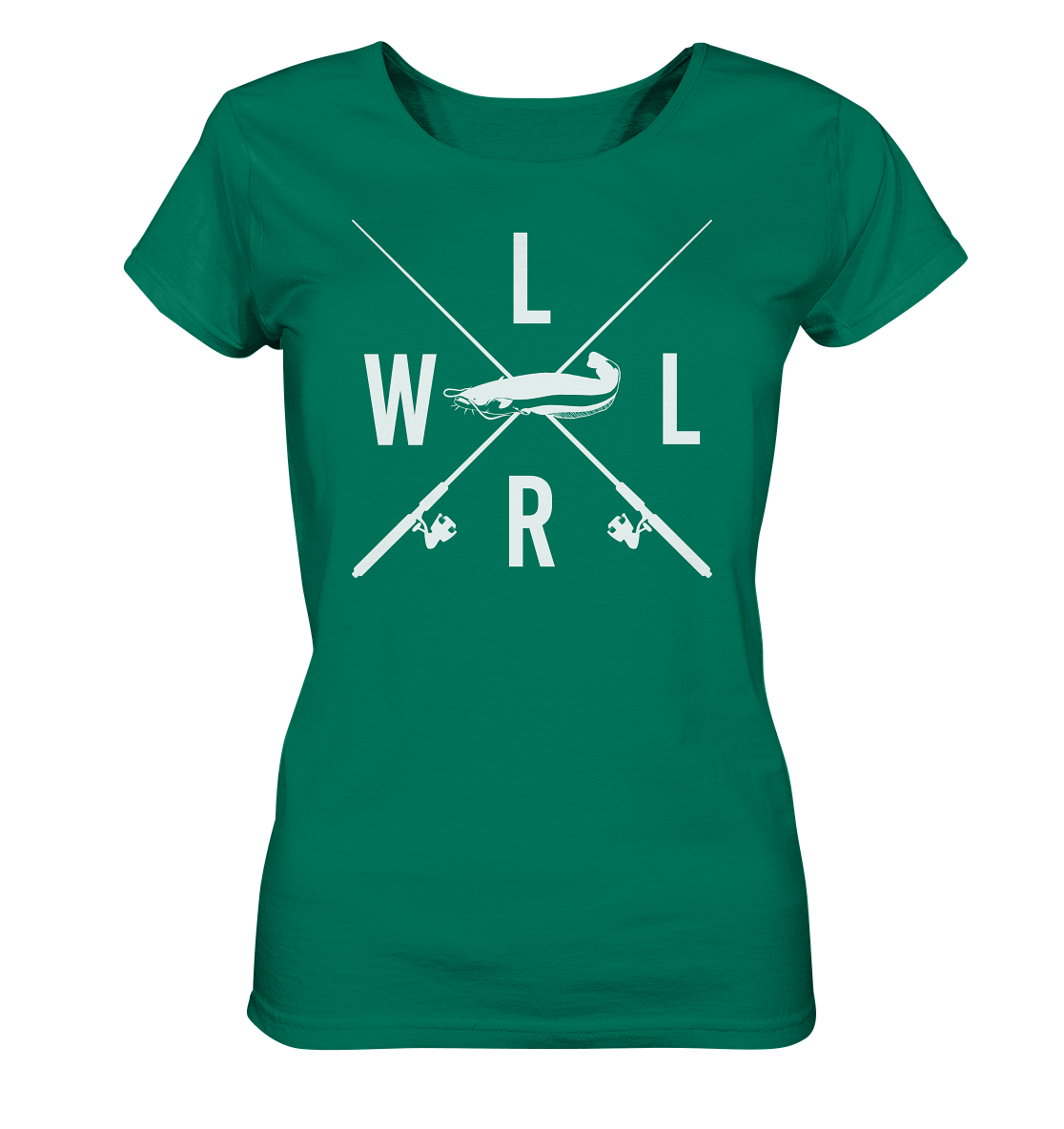 Waller gekreuzte Ruten - Frauen Bio T-Shirt