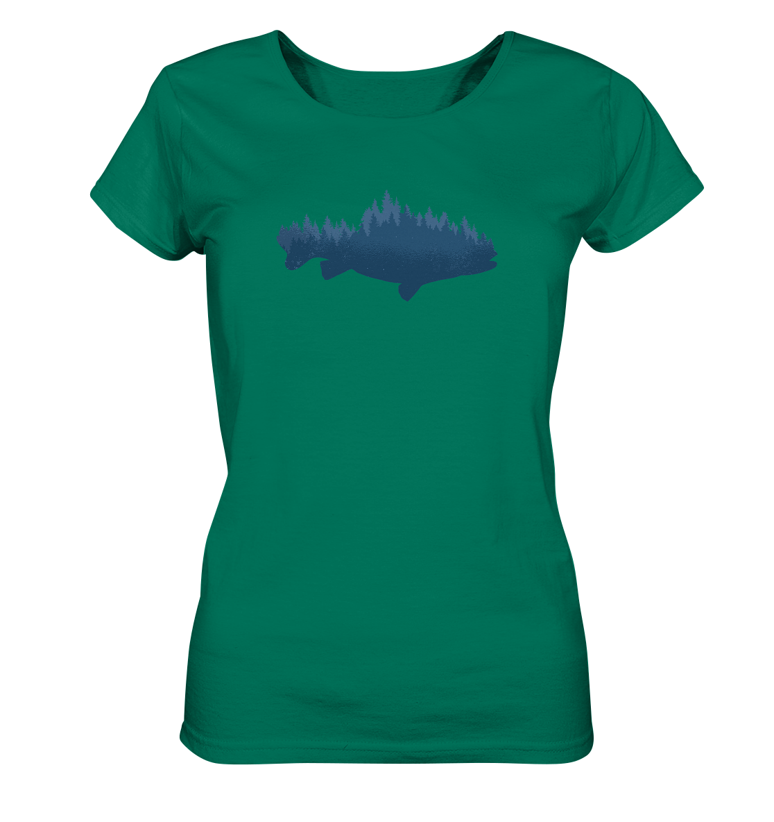 Fischkontur - Frauen Bio T-Shirt