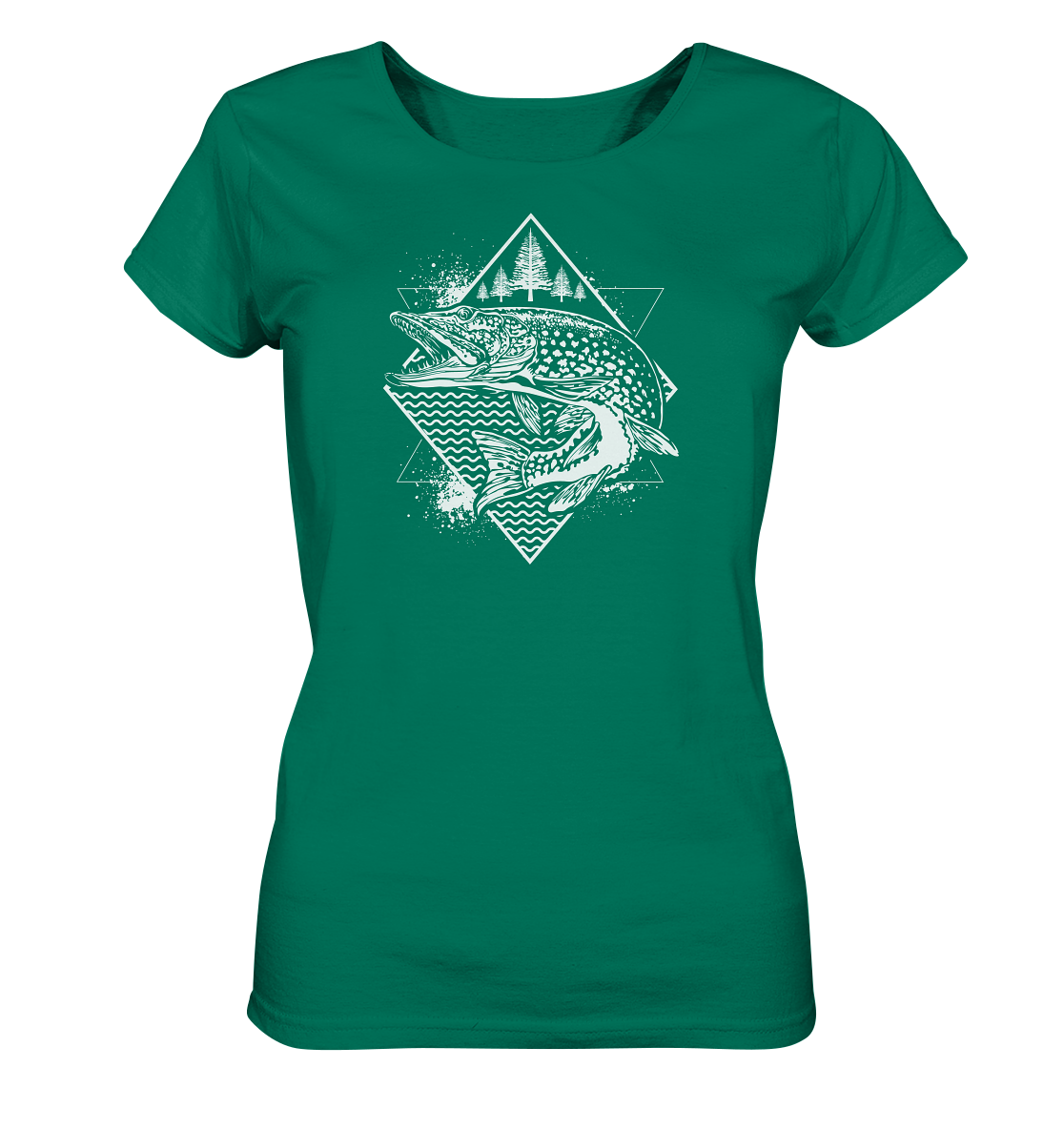 Hecht geometrisch - Frauen Bio T-Shirt