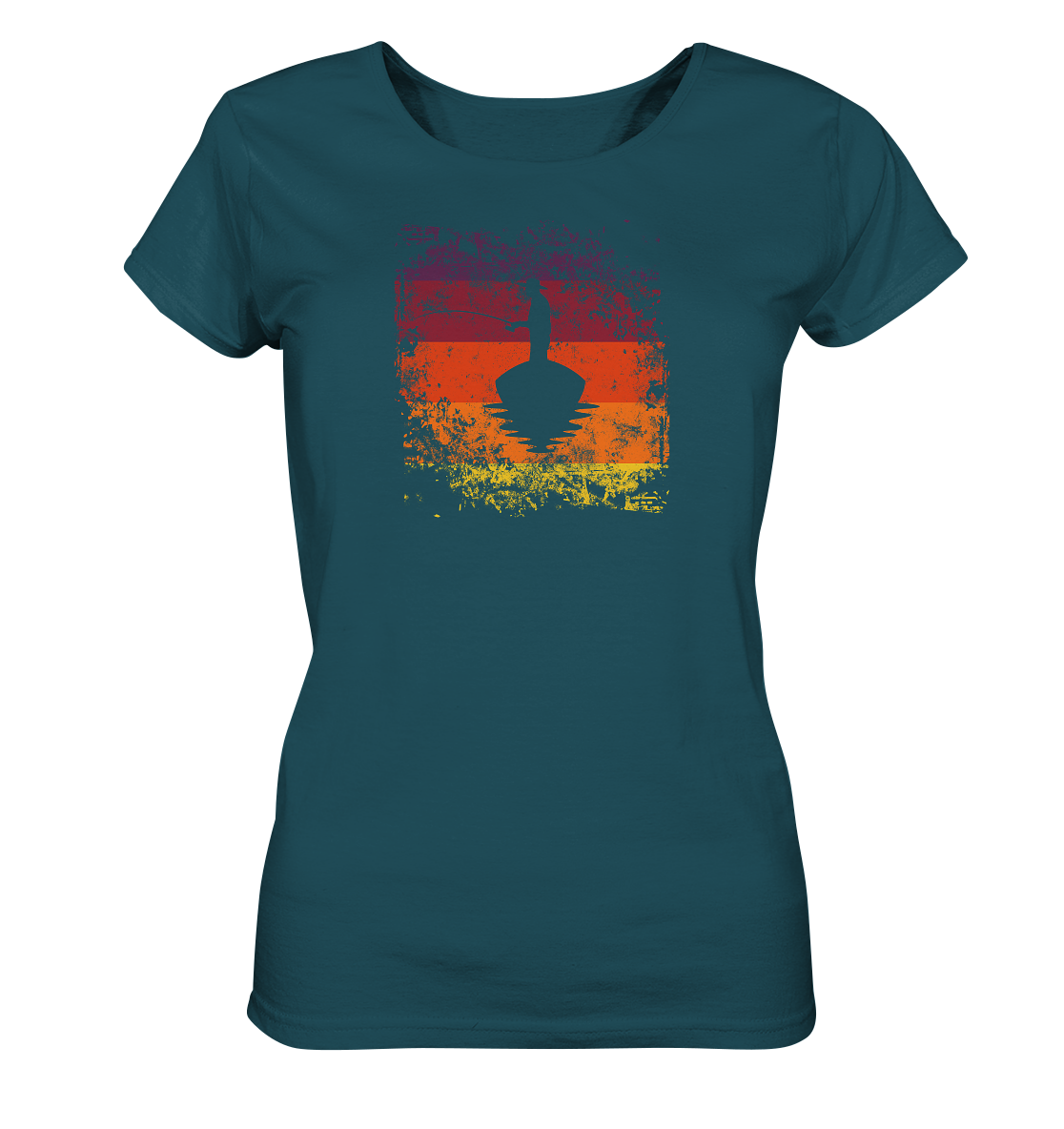 Der Angler - Frauen Bio T-Shirt
