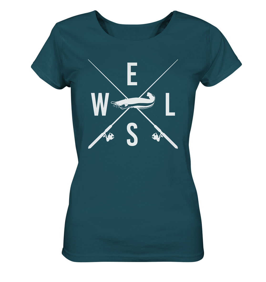 Wels gekreuzte Ruten - Frauen Bio T-Shirt