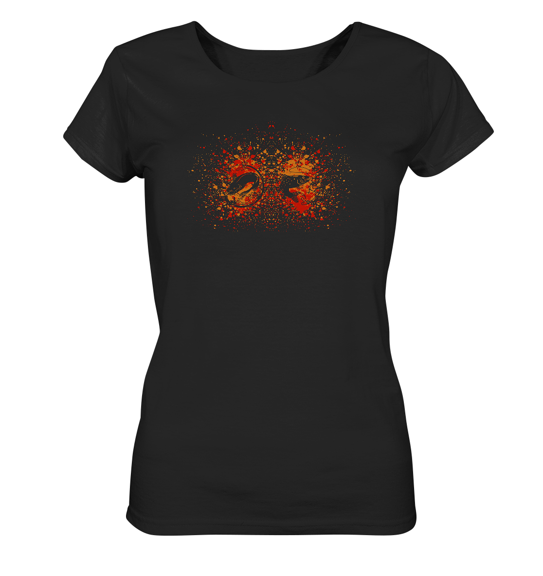 Fischexplosion - Frauen Bio T-Shirt