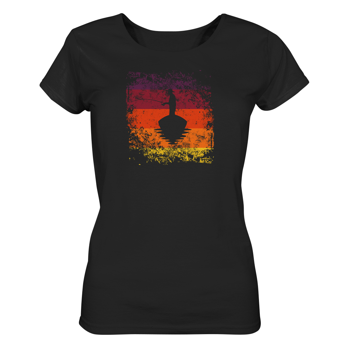 Der Angler - Frauen Bio T-Shirt