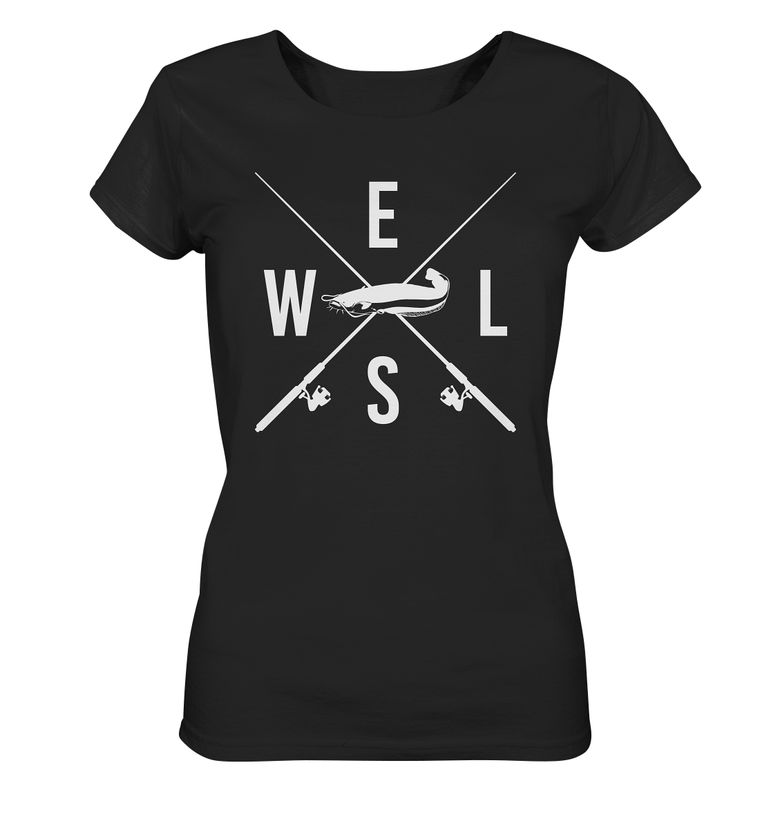 Wels gekreuzte Ruten - Frauen Bio T-Shirt