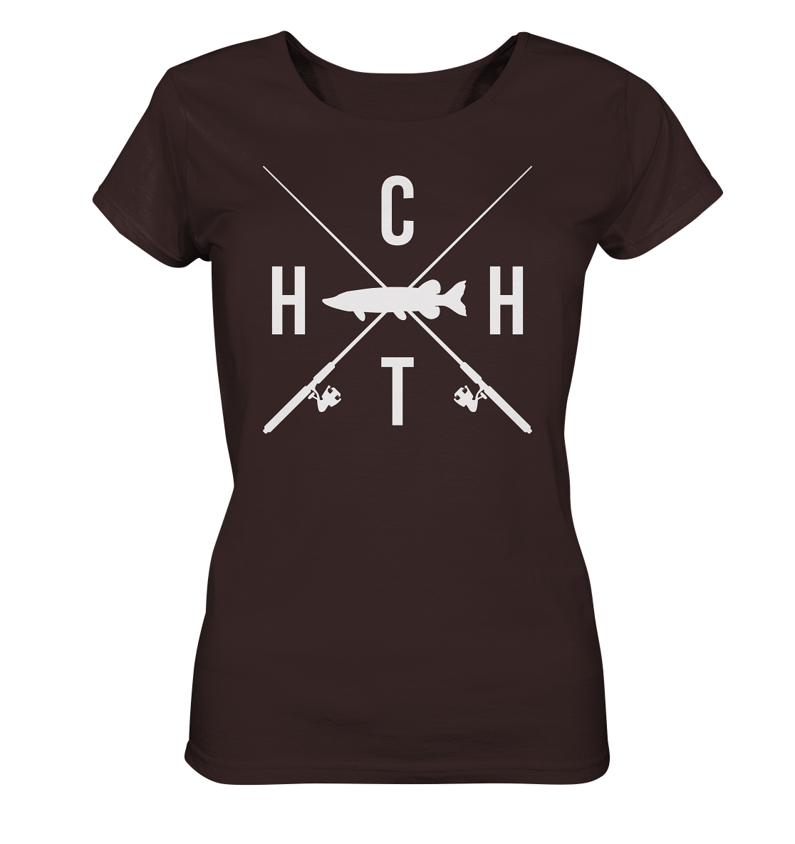 Hecht gekreuzte Ruten  - Frauen Bio T-Shirt
