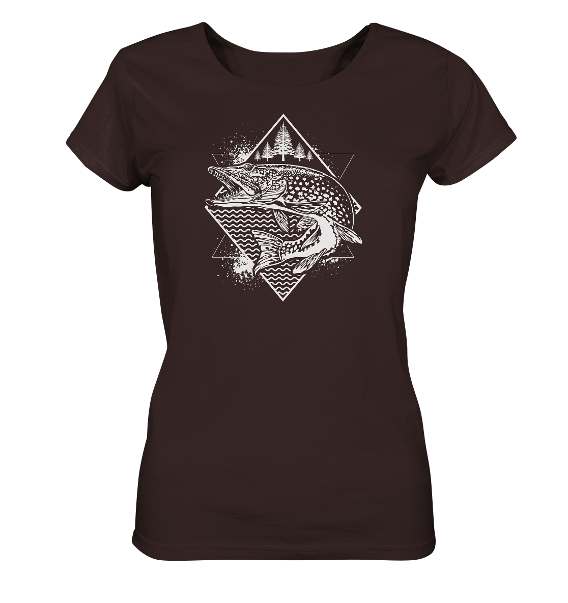 Hecht geometrisch - Frauen Bio T-Shirt