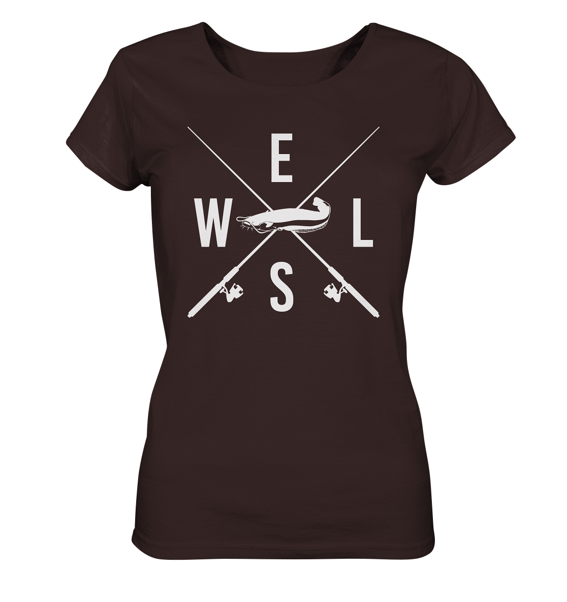 Wels gekreuzte Ruten - Frauen Bio T-Shirt