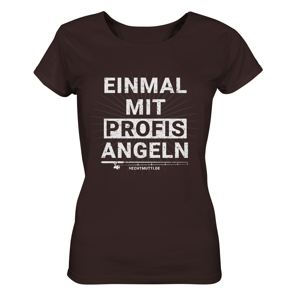 Einmal mit Profis angeln - Frauen Bio T-Shirt