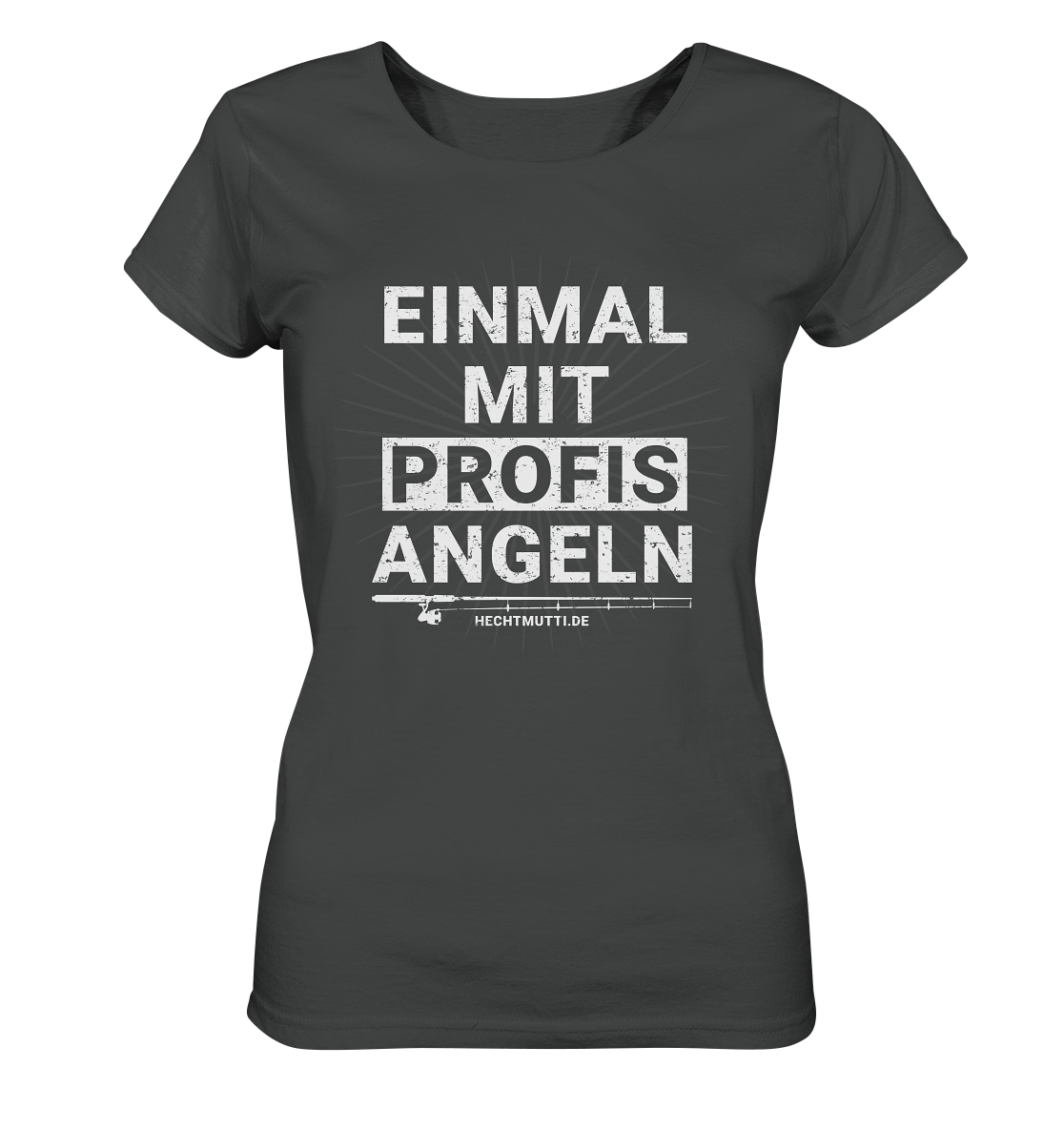 Einmal mit Profis angeln - Frauen Bio T-Shirt