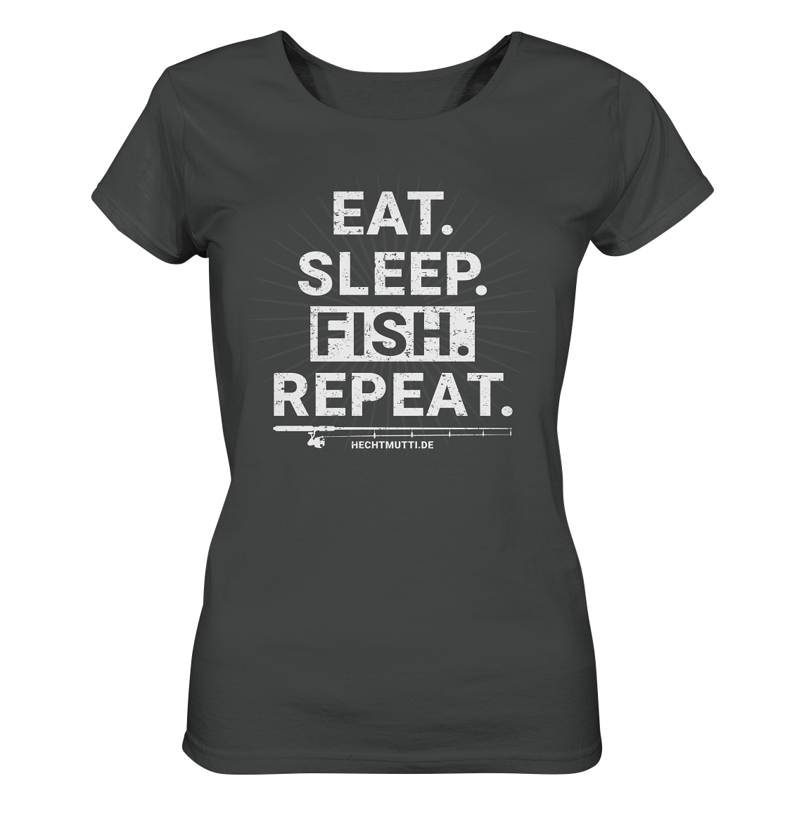 Eat Sleep Fish Repeat - Frauen Bio T-Shirt