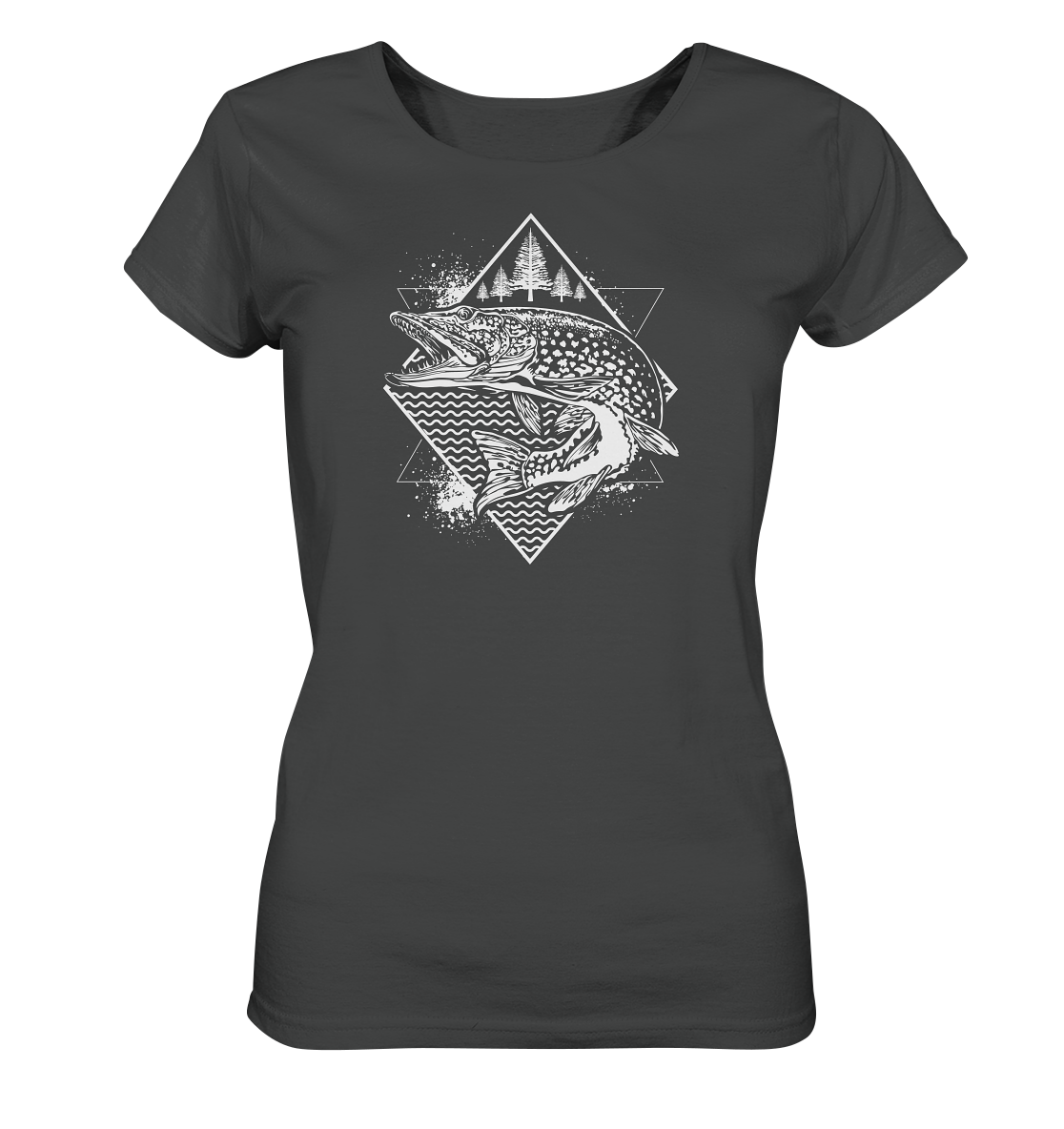 Hecht geometrisch - Frauen Bio T-Shirt