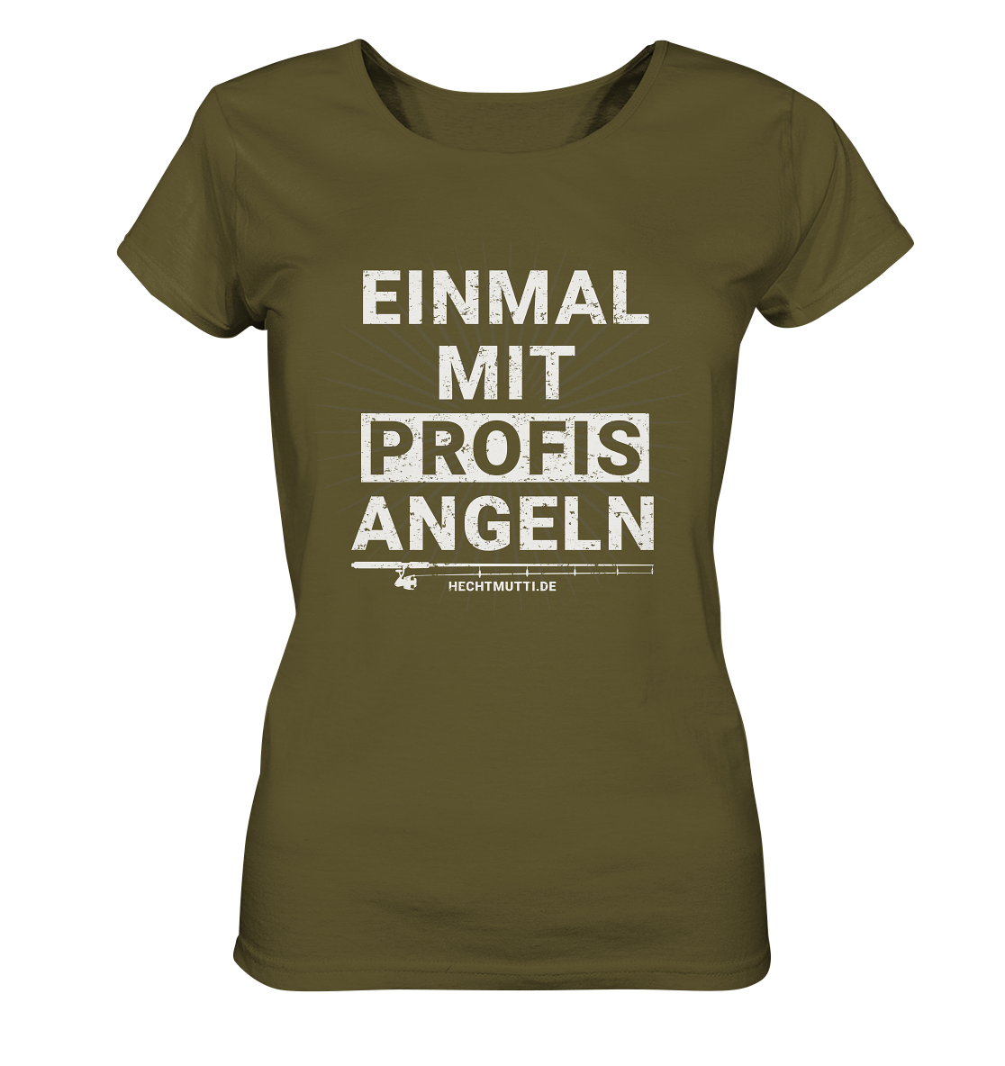 Einmal mit Profis angeln - Frauen Bio T-Shirt