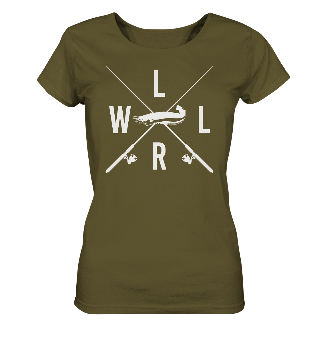 Waller gekreuzte Ruten - Frauen Bio T-Shirt