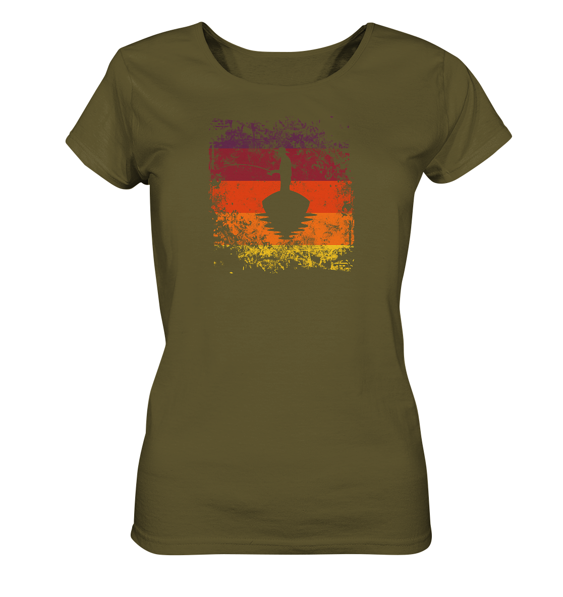 Der Angler - Frauen Bio T-Shirt