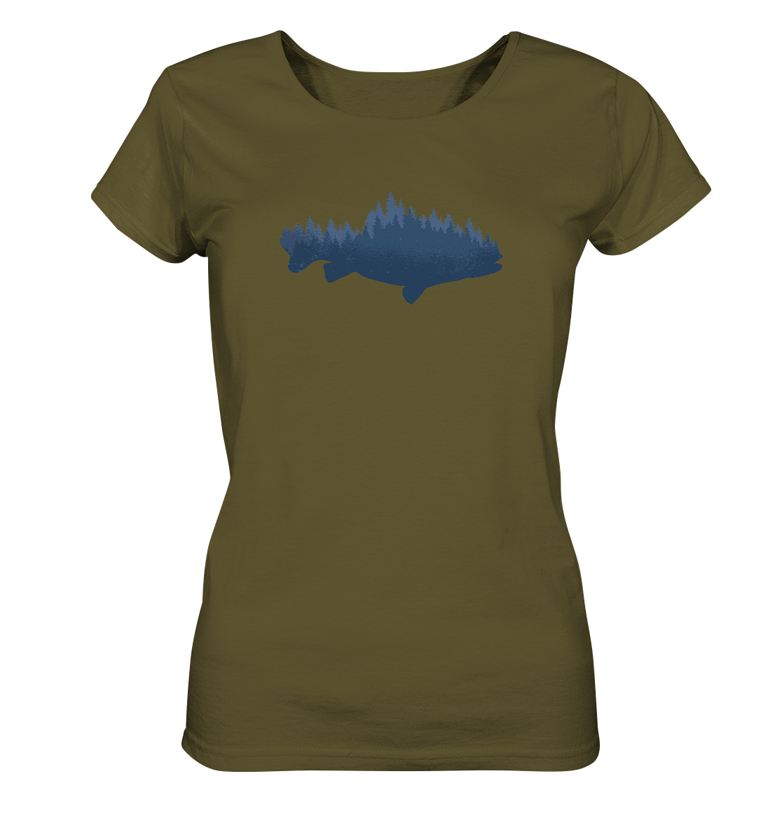 Fischkontur - Frauen Bio T-Shirt