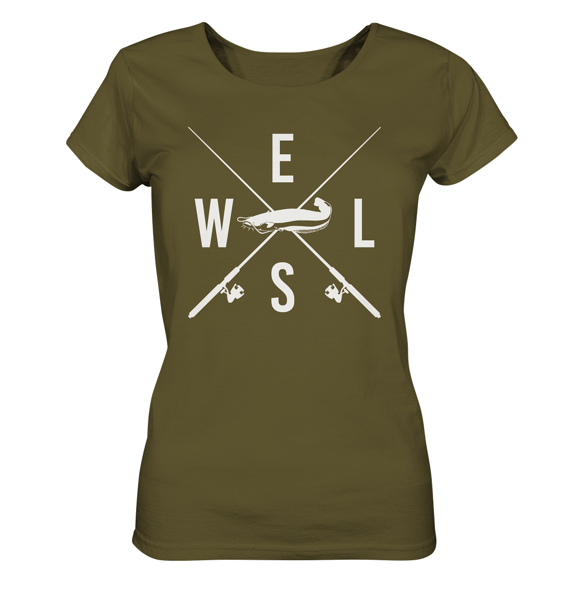 Wels gekreuzte Ruten - Frauen Bio T-Shirt