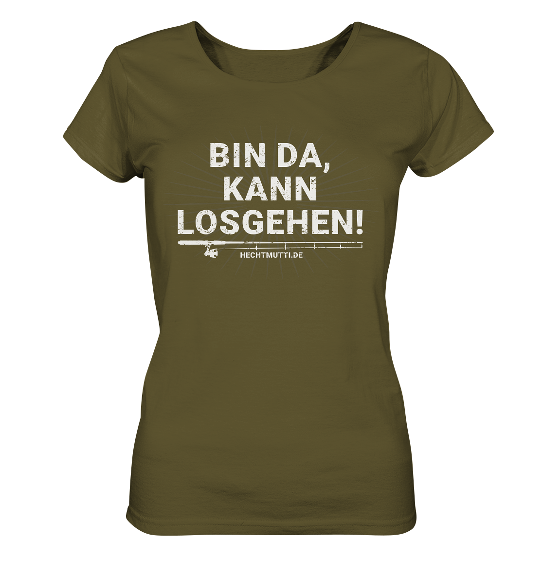 Bin da, kann losgehen  - Frauen Bio T-Shirt