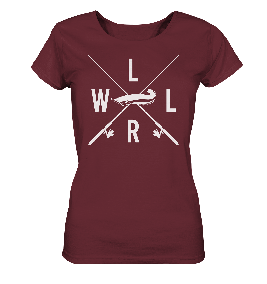 Waller gekreuzte Ruten - Frauen Bio T-Shirt