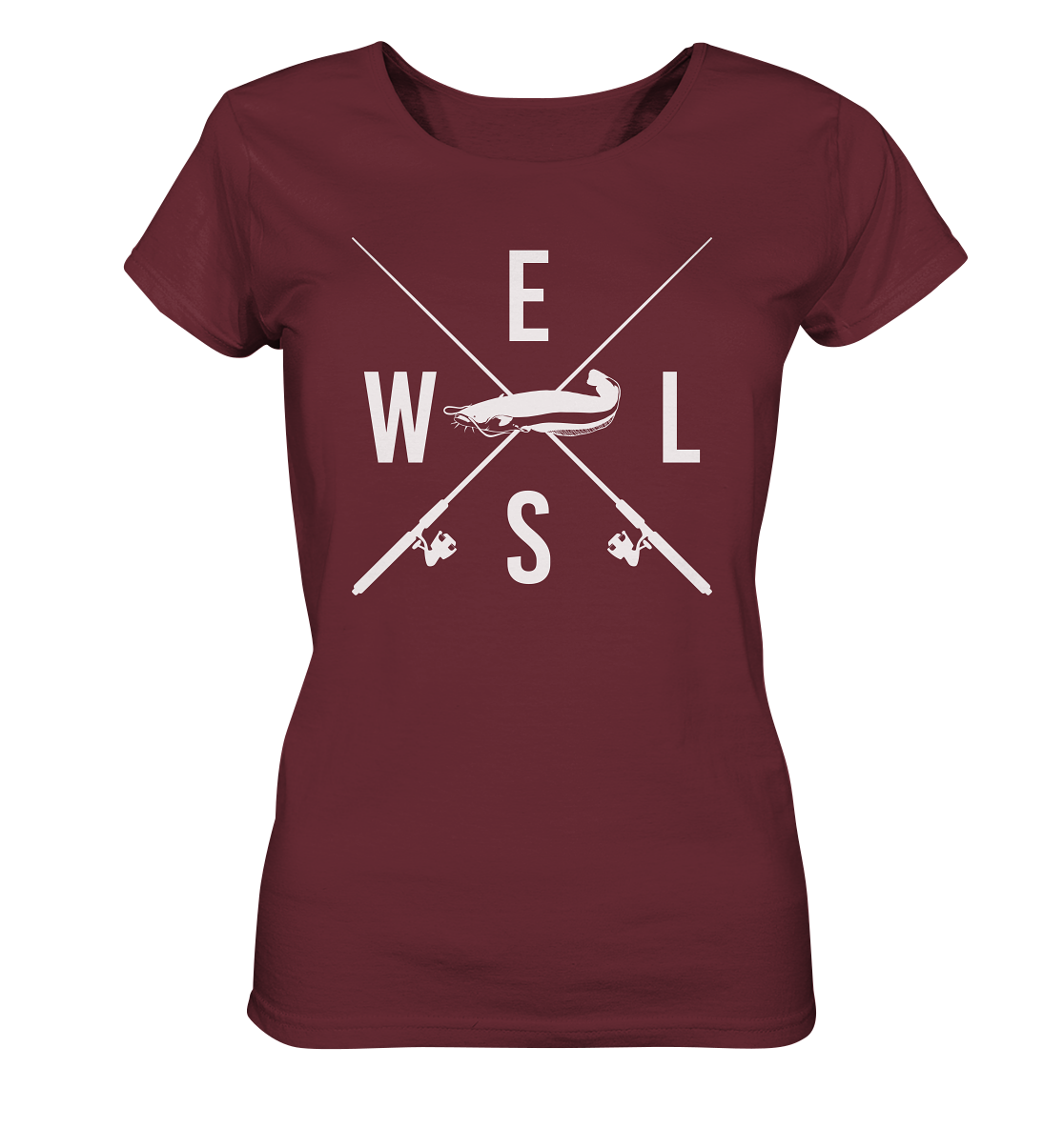 Wels gekreuzte Ruten - Frauen Bio T-Shirt