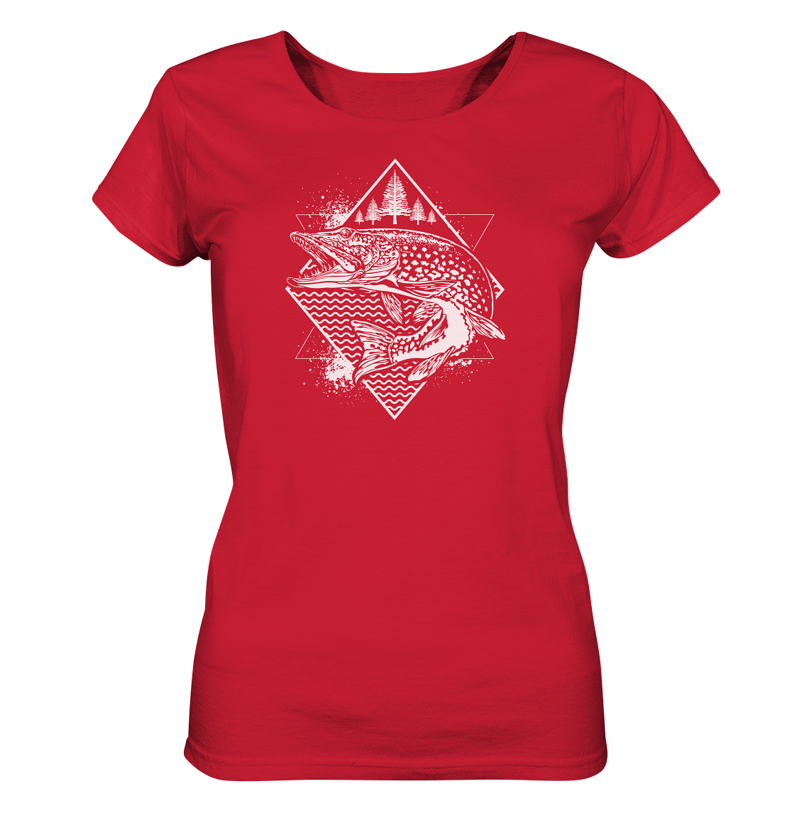 Hecht geometrisch - Frauen Bio T-Shirt