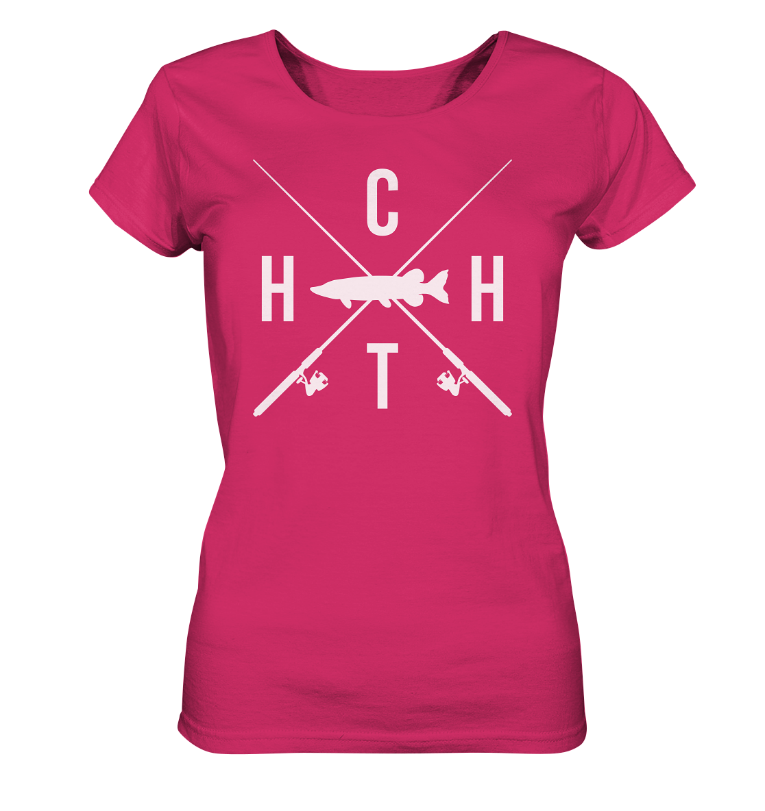 Hecht gekreuzte Ruten  - Frauen Bio T-Shirt