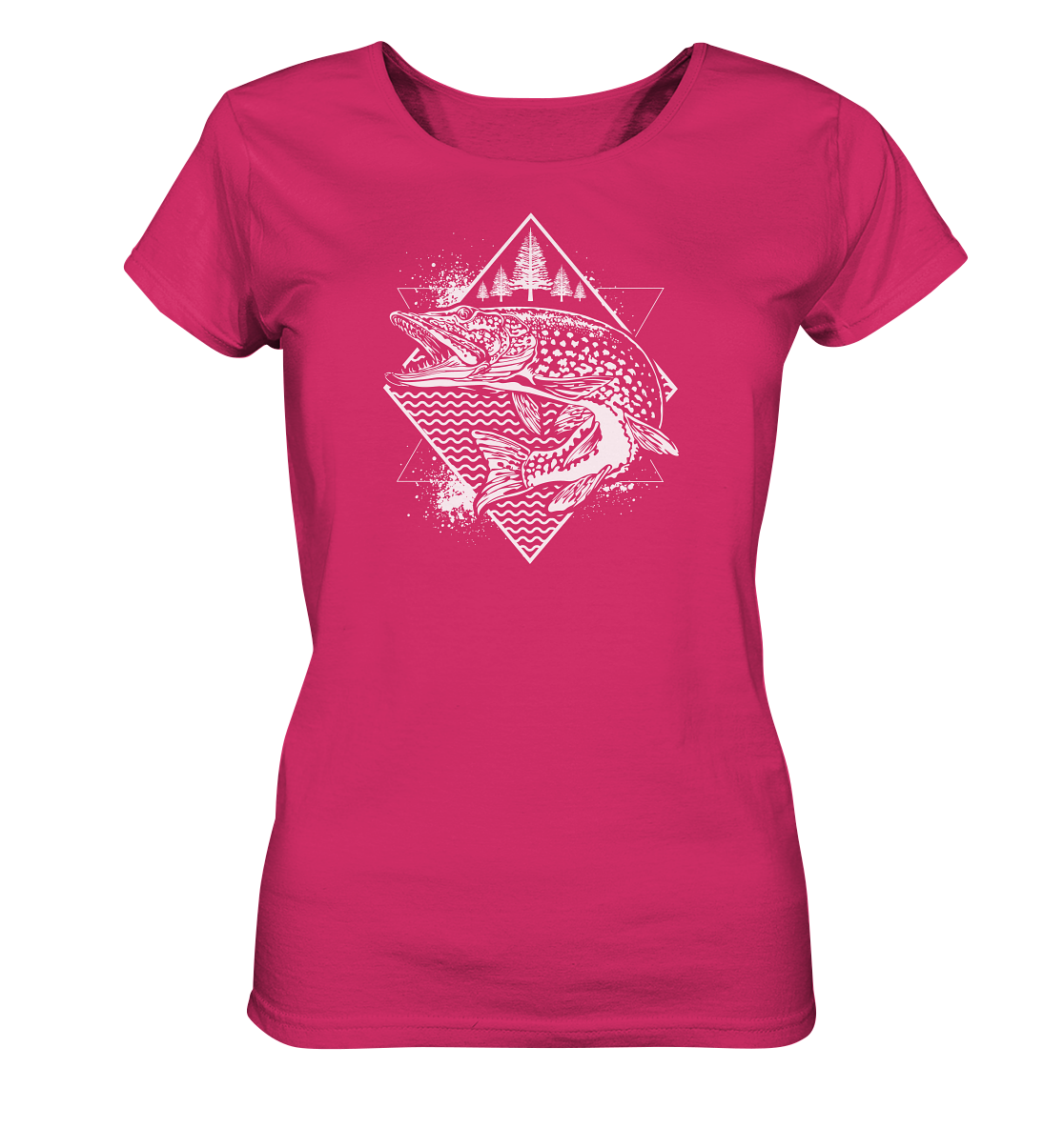 Hecht geometrisch - Frauen Bio T-Shirt