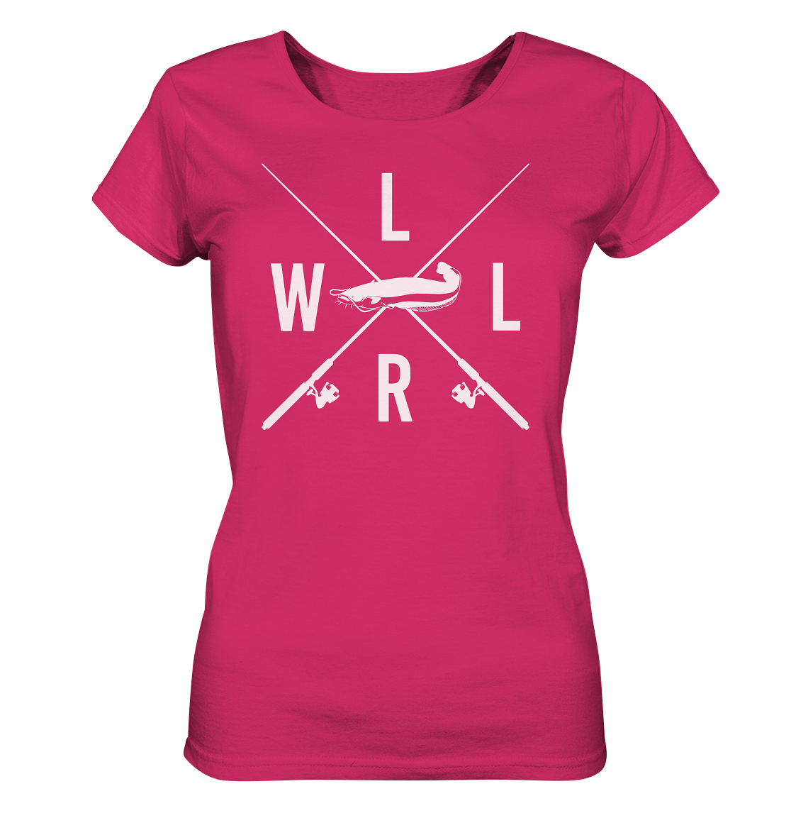 Waller gekreuzte Ruten - Frauen Bio T-Shirt