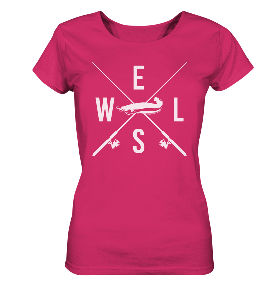 Wels gekreuzte Ruten - Frauen Bio T-Shirt