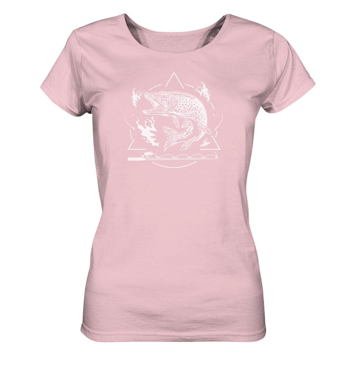 Hecht Angeln - Frauen Bio T-Shirt