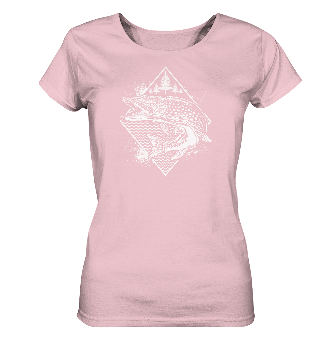 Hecht geometrisch - Frauen Bio T-Shirt
