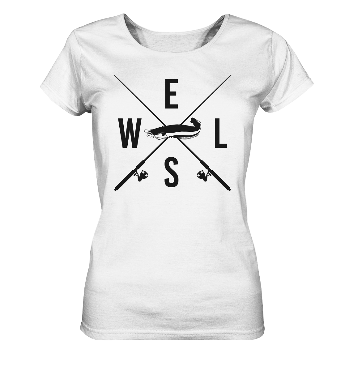 Wels gekreuzte Ruten - Frauen Bio T-Shirt