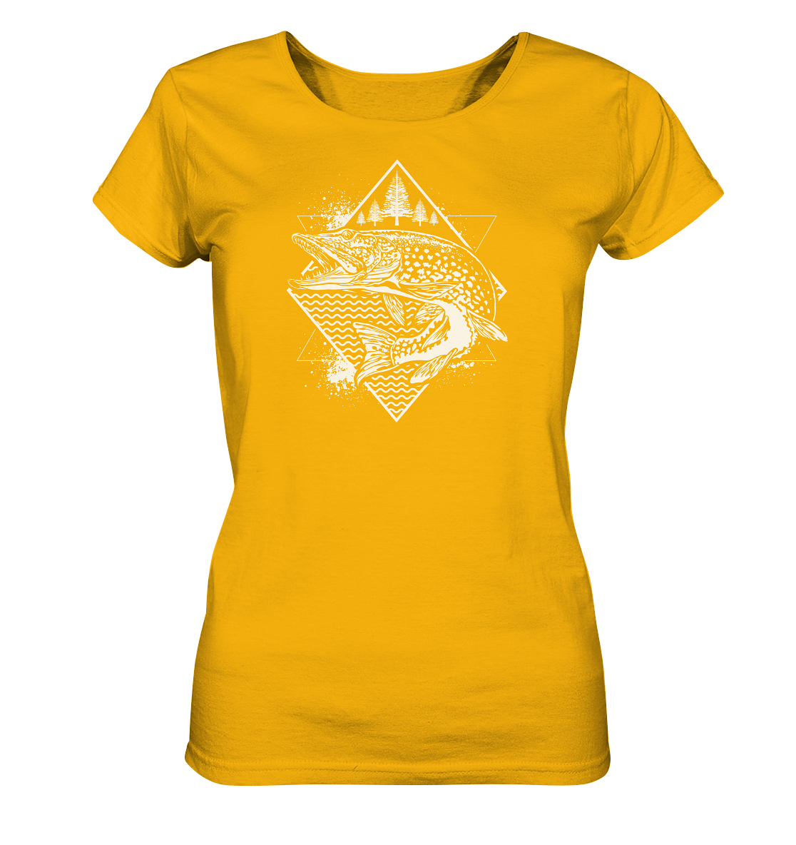 Hecht geometrisch - Frauen Bio T-Shirt