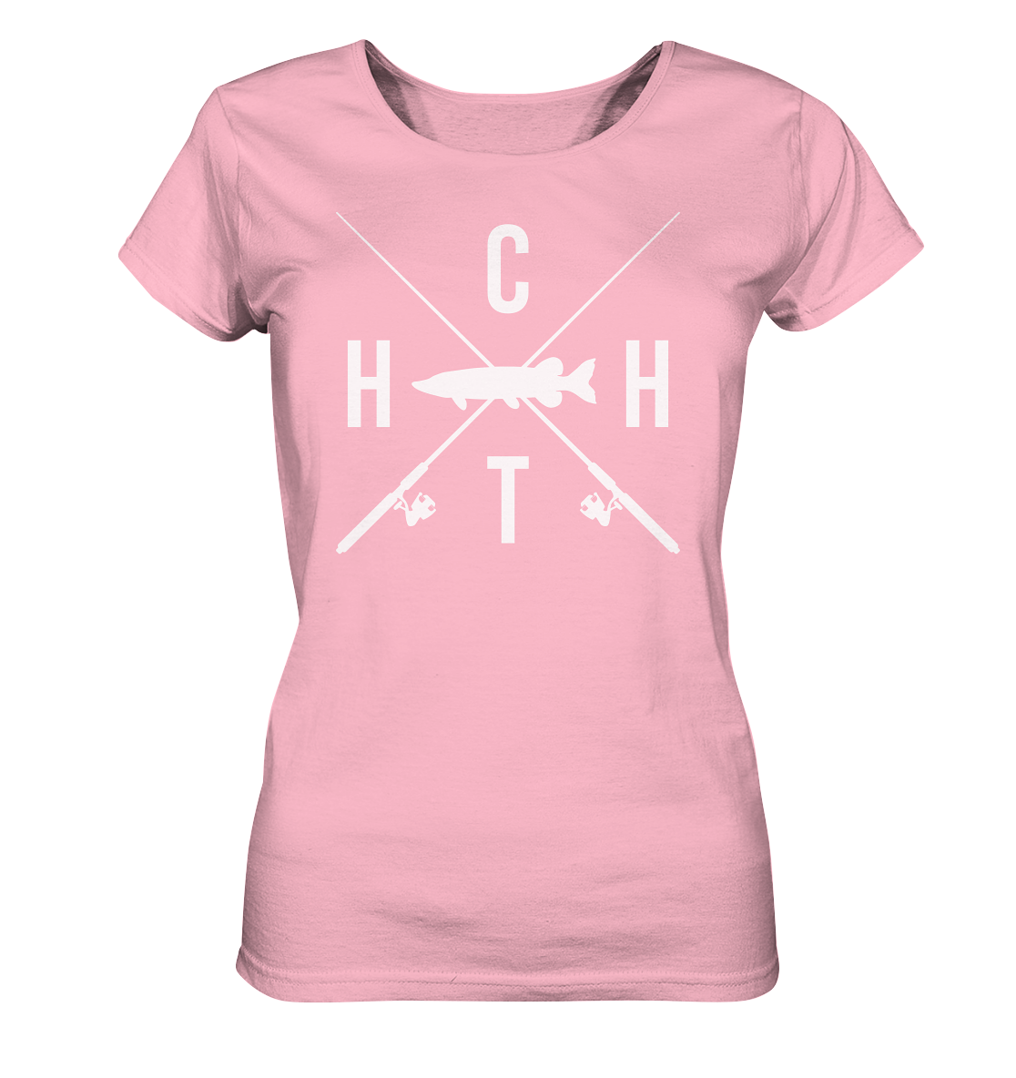 Hecht gekreuzte Ruten  - Frauen Bio T-Shirt