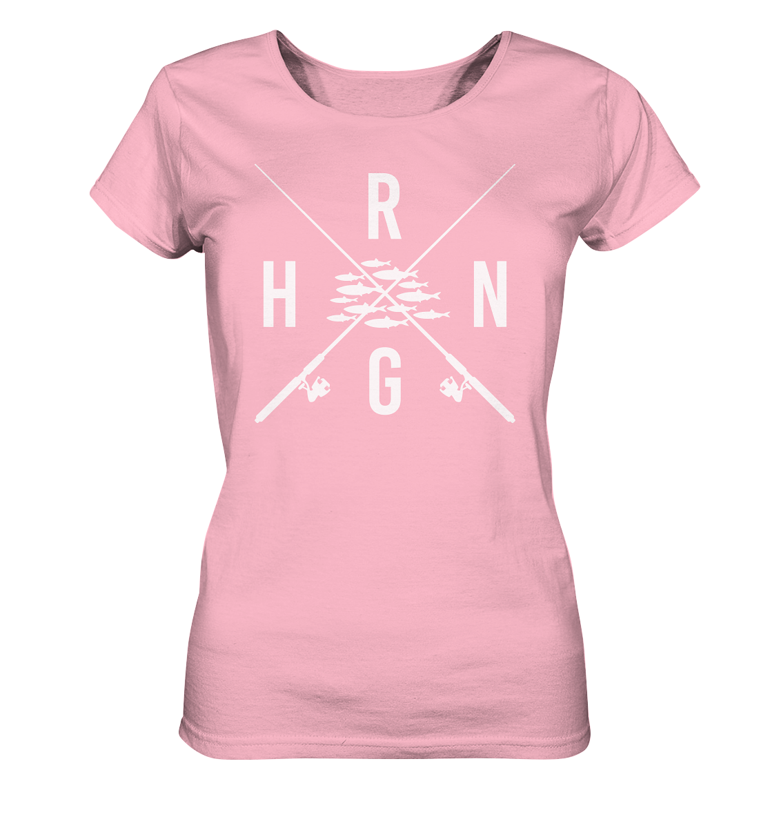 Hering Schwarm gekreuzte Ruten - Frauen Bio T-Shirt
