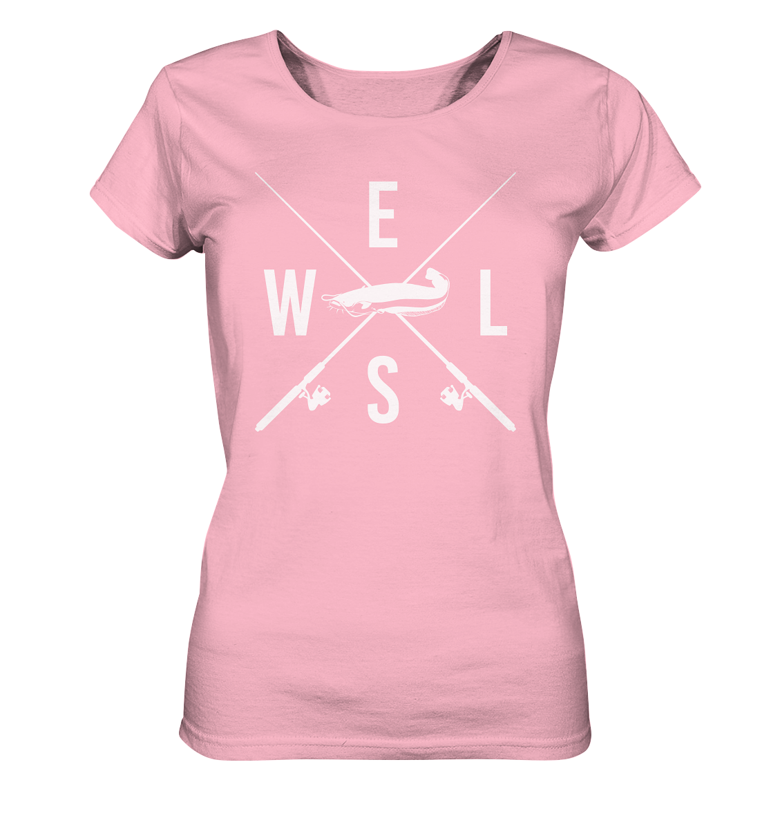 Wels gekreuzte Ruten - Frauen Bio T-Shirt