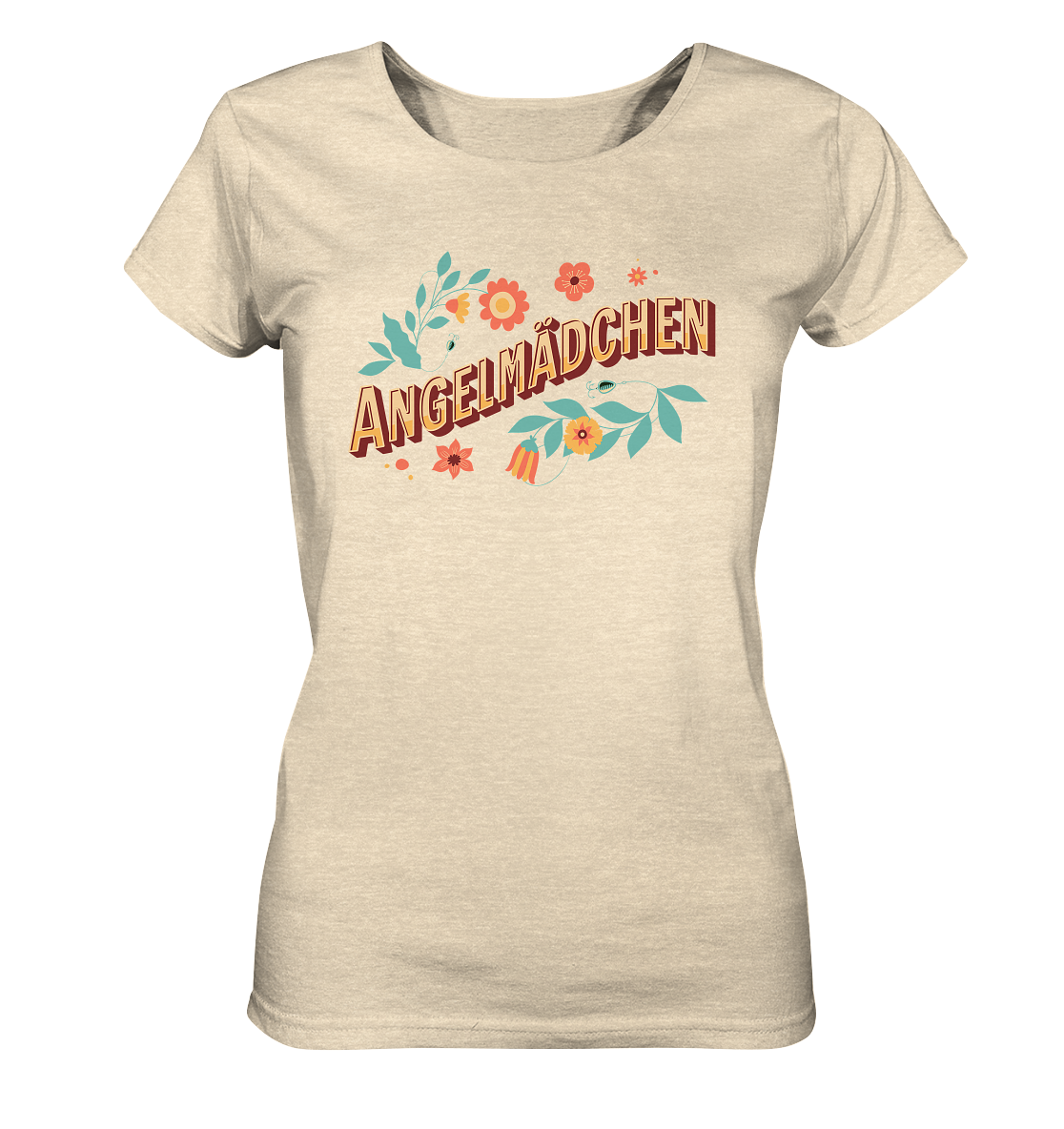 Angelmädchen Blumen - Frauen Bio T-Shirt