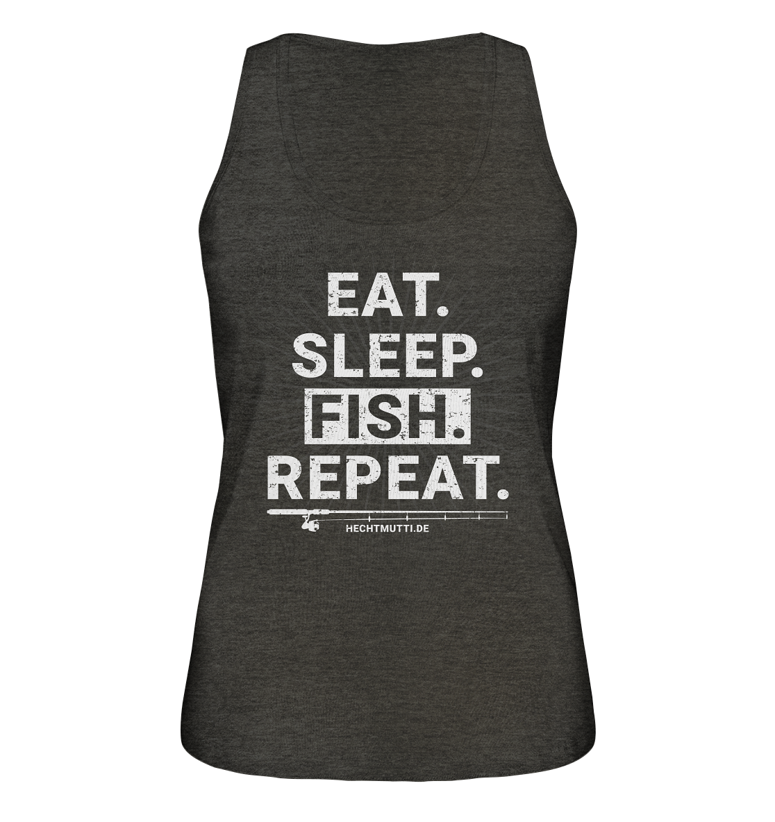 Eat Sleep Fish Repeat - Ladies Organic Tank-Top