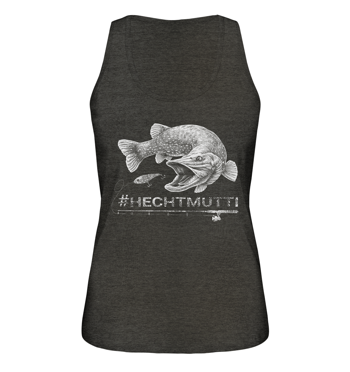Hechtmutti weiß - Ladies Organic Tank-Top