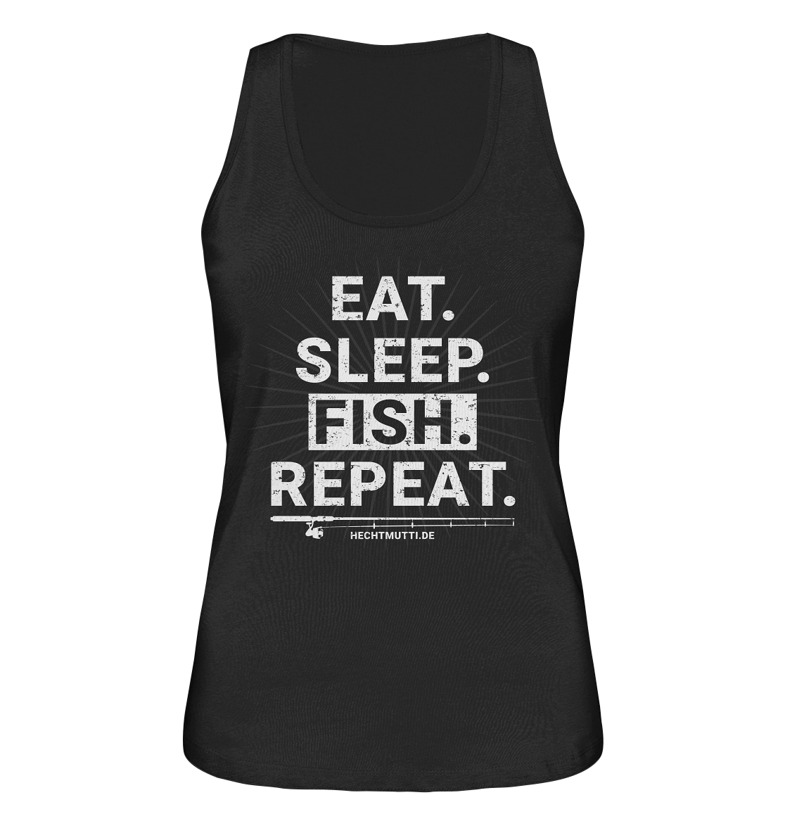 Eat Sleep Fish Repeat - Ladies Organic Tank-Top