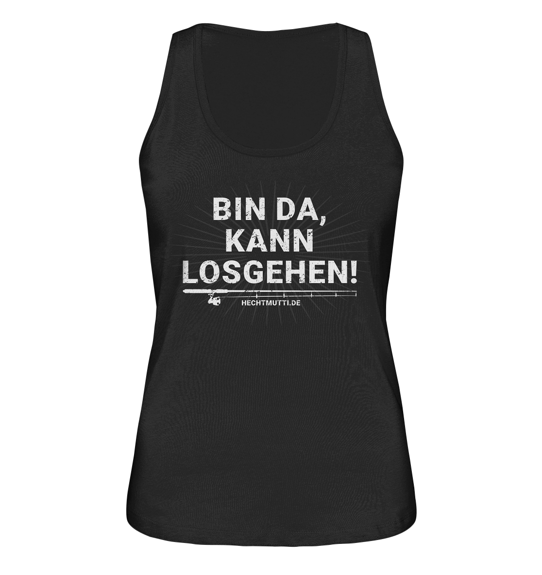 Bin da, kann losgehen  - Ladies Organic Tank-Top