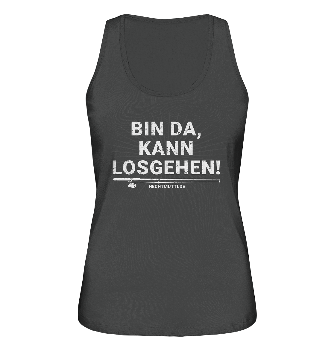 Bin da, kann losgehen  - Ladies Organic Tank-Top