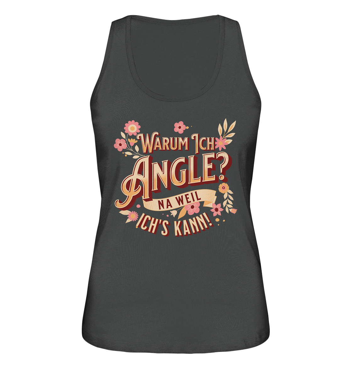 Warum ich angle Frauen - Ladies Organic Tank-Top