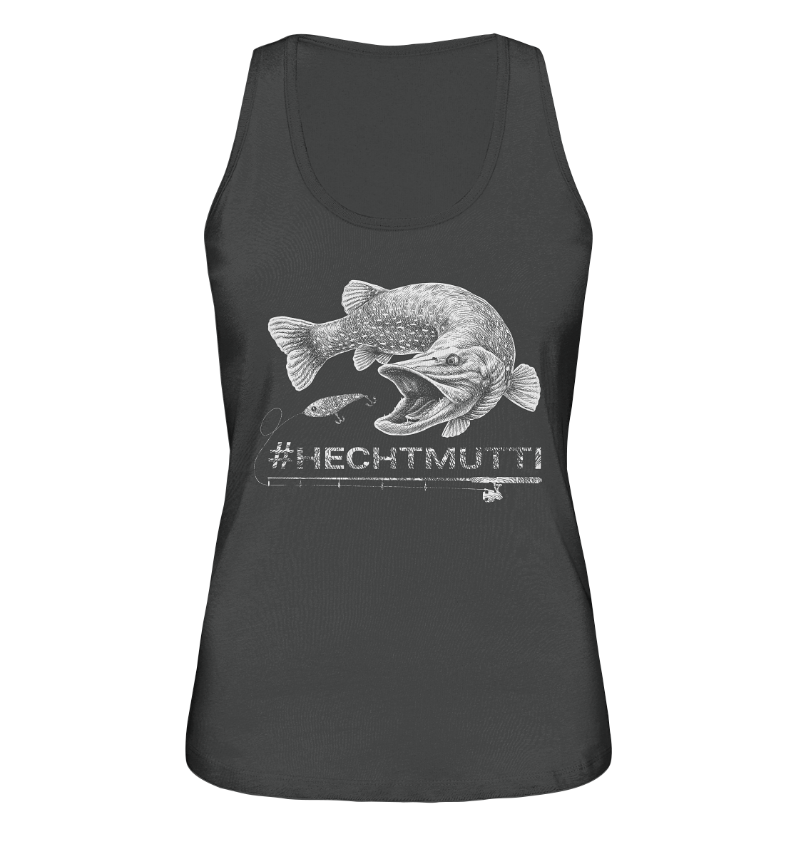 Hechtmutti weiß - Ladies Organic Tank-Top