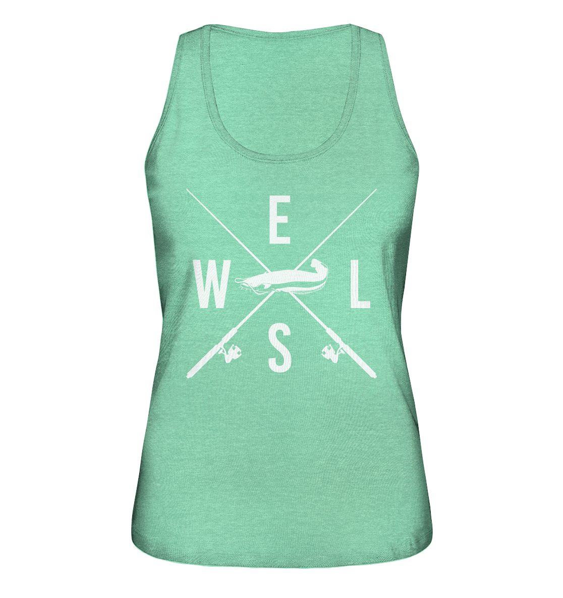 Wels gekreuzte Ruten - Ladies Organic Tank-Top