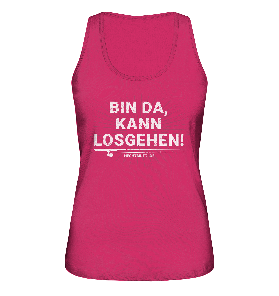 Bin da, kann losgehen  - Ladies Organic Tank-Top