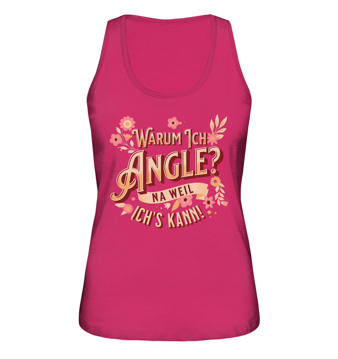 Warum ich angle Frauen - Ladies Organic Tank-Top