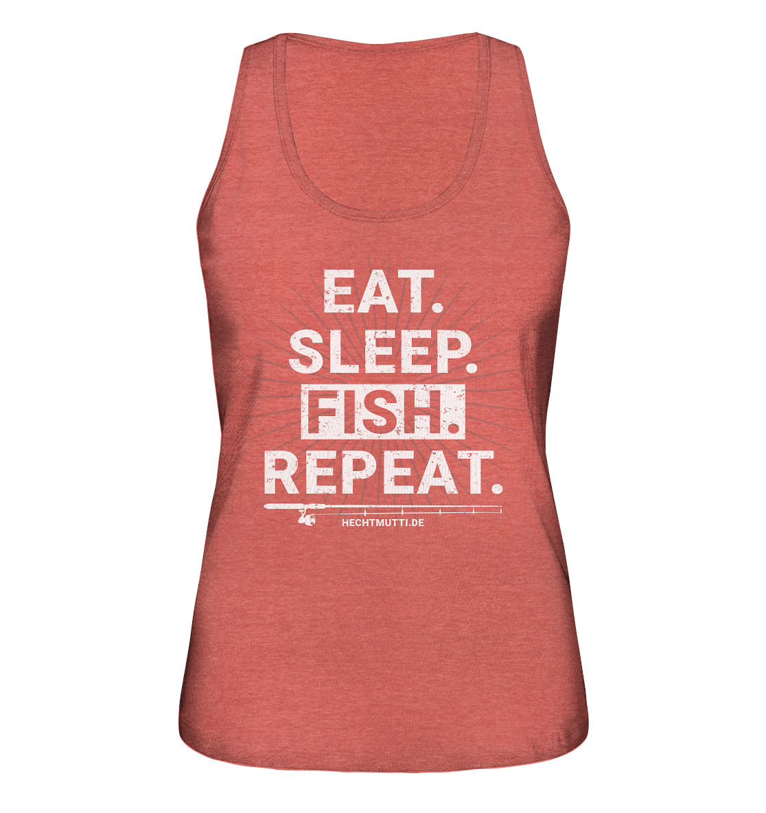 Eat Sleep Fish Repeat - Ladies Organic Tank-Top