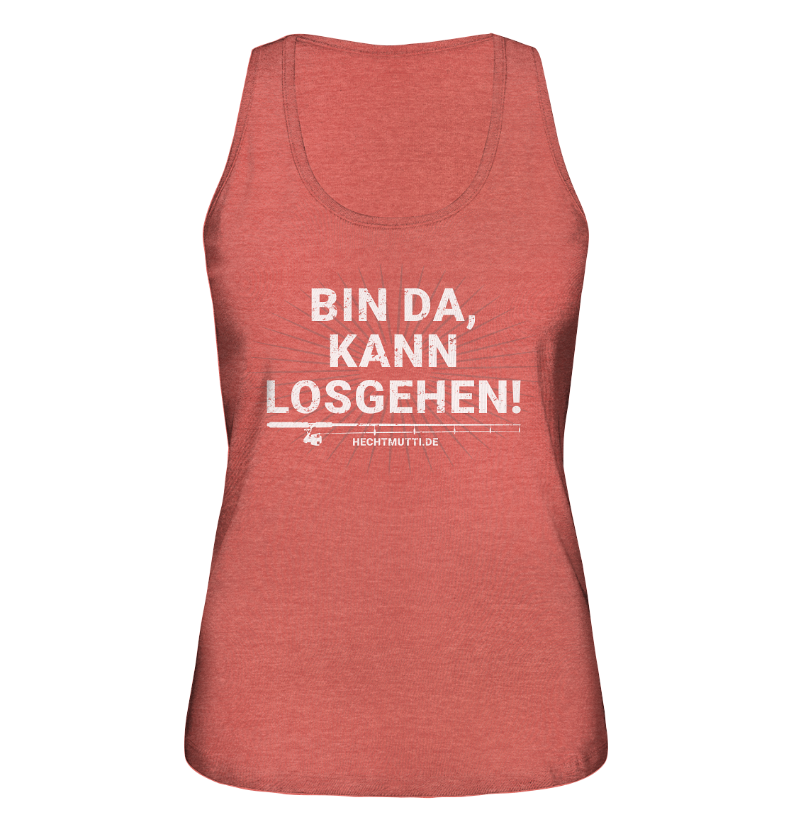 Bin da, kann losgehen  - Ladies Organic Tank-Top